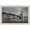 Picture of Americanflat 8.5x14 Picture Frame with Shatter-Resistant Glass - Gallery Style Frame with Engineered Wood - Signature Collection - Photo Frame for Wall Display - Light Wood