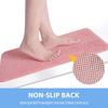 Picture of Hargiis Non-Slip Bathtub Mat, Anti Slip Shower Mat, Fast Drying Bathtub Mats, Foot Scrubber Mat, Anti Slip Mat for Tub, Floor, Bathroom, Kitchen, Home, Hotel (Pink 24"×16")