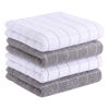 Picture of Homaxy 100% Cotton Terry Kitchen Towels(Mixed Color, 13 x 28 Inches), Checkered Designed, Soft and Super Absorbent Dish Towels, 4 Pack