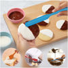 Picture of HOTEC Food Grade Silicone Rubber Spatula Set for Baking, Cooking, and Mixing High Heat Resistant Non Stick Dishwasher Safe BPA-Free Multicolor Set of 5