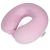 Picture of SAIREIDER Travel Neck Pillow 100% Pure Memory Foam Airplane Pillow for Head Support,Soft Adjustable Pillow for Plane, Car & Home Recliner (Pink)