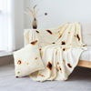 Picture of BNuitland 72 Inches Tortilla Burritos Pattern Blanket with Throw Pillow Cover (18×18"),300 GSM Double Sided Giant Funny Realistic Food Blanket,Novelty Tortilla Blanket for Adults and Kids
