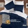 Picture of Utopia Bedding Duvet Cover Full Size - 1 Duvet Cover with 2 Pillow Shams - 3 Pieces Bedding Duvet Cover with Zipper Closure - Soft Brushed Microfiber, 80 X 90 Inches (Full, Navy)