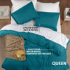 Picture of Utopia Bedding Duvet Cover Queen Size - 1 Duvet Cover with 2 Pillow Shams - 3 Piece Bedding Duvet Cover with Zipper Closure - Soft Brushed Microfiber, 90 X 90 Inches (Queen, Denim Blue)