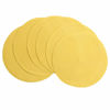 Picture of SHACOS Round Braided Placemats Set of 6 Kitchen Place Mats 15 inch Round Table Mats for Dining Tables Washable (Yellow, 6)
