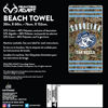 Picture of Northwest NCAA North Carolina Tar Heels Unisex-Adult Beach Towel, 30" x 60", Realtree Stripes