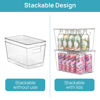 Picture of Vtopmart 8 Pack Clear Stackable Storage Bins with Lids,XLarge Plastic Containers with Handle for Pantry Organizer and Storage,Perfect for Kitchen,Fridge,Cabinet, Closet,Bathroom Organization