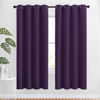 Picture of NICETOWN 72 inches Bedroom Curtains Panels - Functional Blackout Curtains/Panels for Bedroom, Thermal Insulated, Privacy Assured (Set of 2, 52 x 72 inches in Royal Purple)