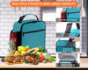 Picture of ZM-YOUTOO Lunch Box for Men - Reusable Lunch Bag Men Adult Women- Insulated Small LunchBox (Azure)