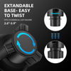 Picture of TYKOR Car Cup Holder Expander, Cup Holder Extender for Car with Adjustable Base, Fits Yeti 24/36/46oz, Hydroflask 32/40oz, Large Bottles in 3"-3.9" (16-40oz)