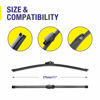 Picture of 3 Wipers 22"/22"/11" Replacement For Ford Expedition 2020 2019 2018 (Set of 3), 22 Inch+22 Inch Windshield Wiper Blades with 11 Inch Rear Wiper Blade-Original Factory Quality