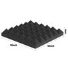 Picture of Acoustic Panels - 12 Pack Set 12x12x2 Inches Black Pyramid Acoustic Foam, Fire-Proofed Soundproof Wall Panels, 25kg/cbm Sound Proof Foam Panels ， Sound Panels for Recording Studio and Music Room