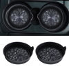 Picture of Amooca Car Cup Coaster Universal Automotive Waterproof Non-Slip Cup Holders Sift-Proof Spill Holder Car Interior Accessories 2 Pack Black Flower