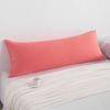 Picture of NTBAY Body Pillowcase - Brushed Microfiber 20x54 Pillowcase - Soft, Wrinkle-Free, Fade-Resistant, Stain-Resistant, Coral Pink Body Pillow Cover with Envelope Closure - 20x54 Inches, Coral Pink