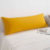 Picture of NTBAY Body Pillowcase - Brushed Microfiber 20x54 Pillowcase - Soft, Wrinkle-Free, Fade-Resistant, Stain-Resistant, Ginger Yellow Body Pillow Cover with Envelope Closure - 20x54 Inches, Ginger Yellow