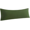 Picture of NTBAY Body Pillowcase - Brushed Microfiber 20x54 Pillowcase - Soft, Wrinkle-Free, Fade-Resistant, Stain-Resistant, Olive Green Body Pillow Cover with Envelope Closure - 20x54 Inches, Olive Green