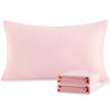 Picture of NTBAY King Pillowcase Set - 2 Pack Brushed Microfiber 20x36 Pillowcases - Soft, Wrinkle-Free, Fade-Resistant, Stain-Resistant, Blush Pink Pillowcases with Envelope Closure - 20x36 Inches, Blush Pink