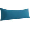 Picture of NTBAY Body Pillowcase, 20x54 inches, Teal Blue, Brushed Microfiber, Envelope Closure, Ultra Soft, 1800 Thread Count, Machine Wash, 1 Set