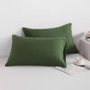 Picture of NTBAY Standard Pillowcase Set - 2 Pack Brushed Microfiber 20x26 Pillowcases - Soft, Wrinkle-Free, Fade-Resistant, Stain-Resistant, Olive Green Pillowcases with Envelope Closure - 20x26 Inches