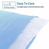 Picture of NTBAY Standard Pillowcase Set - 2 Pack Brushed Microfiber 20x26 Pillowcases - Soft, Wrinkle-Free, Fade-Resistant, Stain-Resistant, Sky Blue Pillowcases with Envelope Closure - 20x26 Inches, Sky Blue