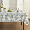 Picture of Horaldaily Easter Tablecloth 60×60 Inch, Spring Bunnies Eucalyptus Washable Table Cover for Party Picnic Dinner Decor