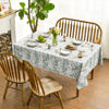 Picture of Horaldaily Easter Tablecloth 60×60 Inch, Spring Bunnies Eucalyptus Washable Table Cover for Party Picnic Dinner Decor