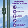 Picture of TECEUM Paracord Type III 550 Army Green - 50 ft - 4mm - Tactical Rope MIL-SPEC - Outdoor para Cord -Camping Hiking Fishing Gear and Equipment - EDC Parachute Cord - Strong Survival Rope 011b