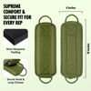 Picture of DMoose Fitness Ankle Straps for Cable Machines - One Size Fit with Premium Padding, Glute Kickback Ankle Strap for Women & Men, Cable Attachments for Gym Workouts & Hip Abductors (Olive Green - Pair)