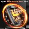 Picture of Hand Warmers Rechargeable - 14000mAh Electric Hand Warmers Rechargeable 2 Pack Heat Up to 131℉ with 18Hrs Warmth, Reusable Electronic Portable Pocket Heater for Women Man Golf Raynauds Camping