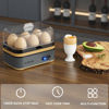 Picture of Evoloop Rapid Egg Cooker Electric 6 Eggs Capacity, Soft, Medium, Hard Boiled, Poacher, Omelet Maker Egg Poacher With Auto Shut-Off, BPA Free