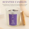 Picture of Crystal Vibe Lavender Scented Candles - Aromatherapy Candles with Amethyst Crystals and Lavender Scent - 10oz Soy Crystal Candle - Birthday Christmas Gifts for Women Mom
