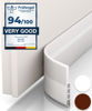 Picture of Vellure® Door Draft stoppers for Bottom of Door - New Premium Door Sweep/Door Seal Strip (Save Energy - installs Quickly and Easily) Door Weather Stripping, Ideal for Keeping Out Cold (5x39 White)
