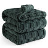 Picture of Bedsure Mallard Green Fleece Blanket for Couch - Super Soft Cozy King Blankets for Women, Cute Small Blanket for Girls, 108x90 Inches