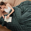 Picture of Bedsure Mallard Green Fleece Blanket for Couch - Super Soft Cozy King Blankets for Women, Cute Small Blanket for Girls, 108x90 Inches