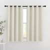 Picture of NICETOWN Room Darkening Curtains and Drapes for Bedroom - Grommet Energy Saving Thermal Insulated Light Blocking Window Treatments for Kitchen (Beige, 1 Pair, W46 x L54)