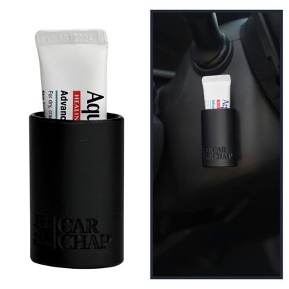 Picture of CarChap Car Lip Balm Holder (The Original), TubeChap, Chapstick Holder for Car, Mess Free in the Heat. Featured in Car and Driver. USA Made, Patent Pending. Interior Car Accessories for Women and Men