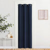 Picture of NICETOWN Navy Blue Blackout Curtains for Living Room - Window Treatment Energy Saving Thermal Insulated Room Darkening Solid Grommet Panels for Bedroom (2 Panels, W37 x L84)