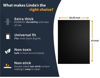 Picture of Oven Liners for Bottom of Oven - 3 Pack Large Heavy Duty Mats, 16.25”x23” Non-Stick Reusable Liner for Electric, Gas, Toaster Ovens, Grills - BPA & PFOA Free Oven Cleaning Kitchen Accessory (Black)