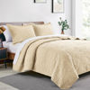 Picture of Love's cabin California King Size Quilt Bedding Set Camel Bedspreads - Cal King Summer Quilt Lightweight Bedspread- Coin Pattern Coverlet for All Season - 3 Piece (1 Quilt, 2 Pillow Shams)
