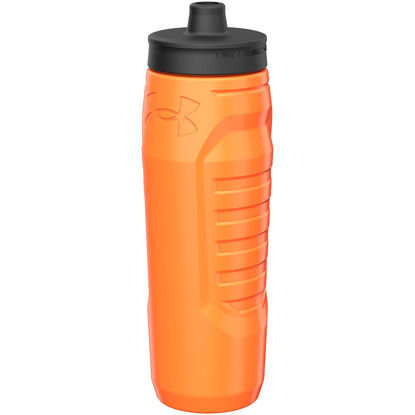 Picture of Under Armour Squeeze Water Bottles, 32 oz Water Bottles, Sideline Sports Water Bottle with Quick-Shot Lid, Quick & Easy Hydration, Gym Water Bottles, Squeeze Bottle, 1 32oz Bottle