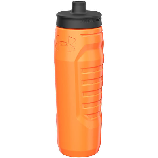 Picture of Under Armour Squeeze Water Bottles, 32 oz Water Bottles, Sideline Sports Water Bottle with Quick-Shot Lid, Quick & Easy Hydration, Gym Water Bottles, Squeeze Bottle, 1 32oz Bottle