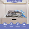 Picture of 10 Pack Jumbo Vacuum Storage Bags with Hand Pump, 80% Storage Space Saving, Sturdy Leak-Free Space Saver Vacuum Seal Bags for Clothing, Vacuum Compression Bags for Travel Lugggage Blankets Comforters