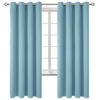 Picture of BGment Room Darkening Curtains 72 Inches Long - Grommet Thermal Insulated Drapes Window Treatment Curtains for Bedroom, 2 Panels, 52 x 72 Inch, Greyish Blue