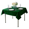 Picture of Cupuamon Square Tablecloth 52x52 inch Washable Polyester Fabric Table Cloth for Wedding Party Dining Banquet Decoration（52x52,Hunter）