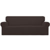 Picture of Easy-Going Stretch Oversized Sofa Slipcover 1-Piece Sofa Cover Furniture Protector Couch Soft with Elastic Bottom for Kids, Polyester Spandex Jacquard Fabric Small Checks Chocolate