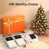 Picture of Hotdot Hand Warmers Rechargeable with Gift Box, 2 Pack Electric Hand Warmer with LED Display Battery and Temperature, 4 Heating Levels Portable Hot Hands, for Men, Women, Hunting Ivory