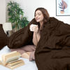 Picture of Utopia Bedding Duvet Cover King Size - 1 Duvet Cover with 2 Pillow Shams - 3 Pieces Bedding Duvet Cover with Zipper Closure - Soft Brushed Microfiber, 104 X 90 Inches (King, Brown)