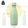 Picture of Konokyo Insulated Water Bottles,12 oz Double Wall Stainless Steel Vacumm Metal Flask for Sports Travel,Macaron Green