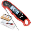 Picture of Digital Meat Thermometer, Waterproof Instant Read Food Thermometer for Cooking and Grilling, Kitchen Gadgets, Accessories with Backlight & Calibration for Candy, BBQ Grill, Liquids, Beef, Turkey…
