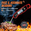 Picture of Digital Meat Thermometer, Waterproof Instant Read Food Thermometer for Cooking and Grilling, Kitchen Gadgets, Accessories with Backlight & Calibration for Candy, BBQ Grill, Liquids, Beef, Turkey…